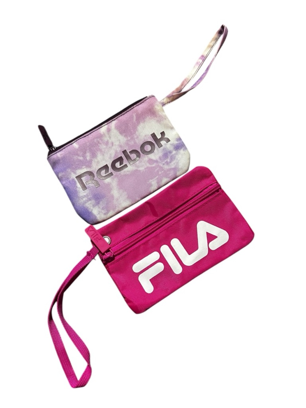 Reebok & FILA Bundle of 2 Wristlets Tie Dye & Pink
